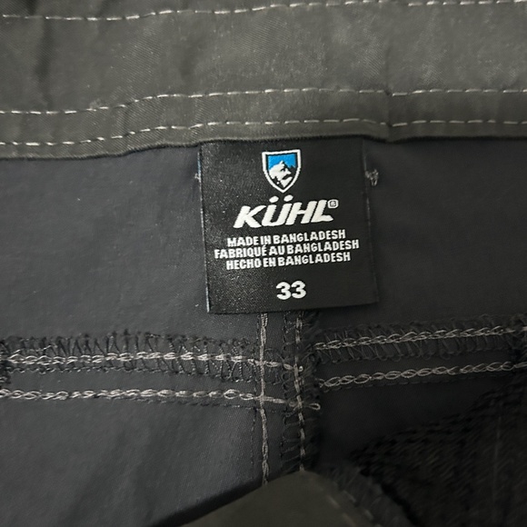 LIKE NEW! Men's Kuhl Cargo Tech Short - Gray - 33 - Picture 7 of 10